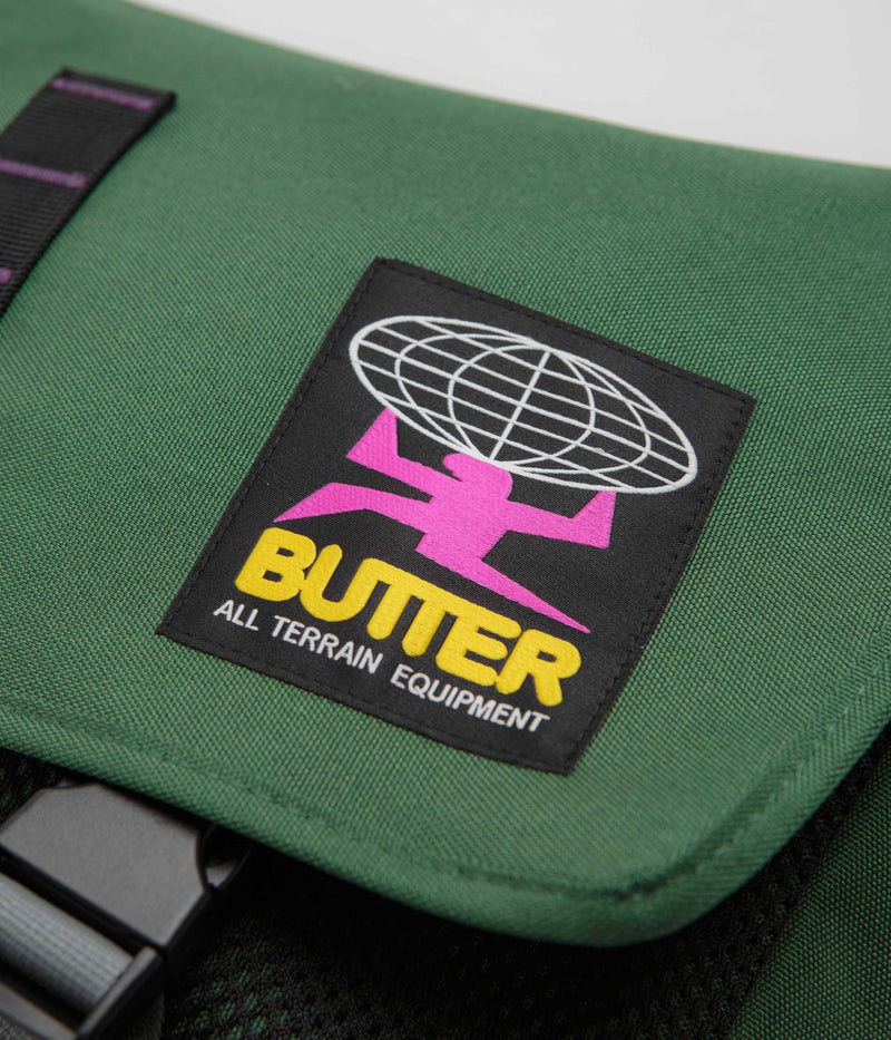 Butter Goods Commute Side Bag in Green and Grey