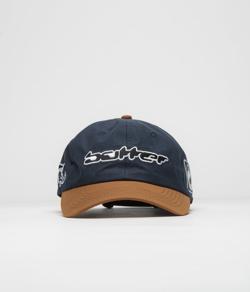 Butter Goods Corrosive Cap in Navy and Bark