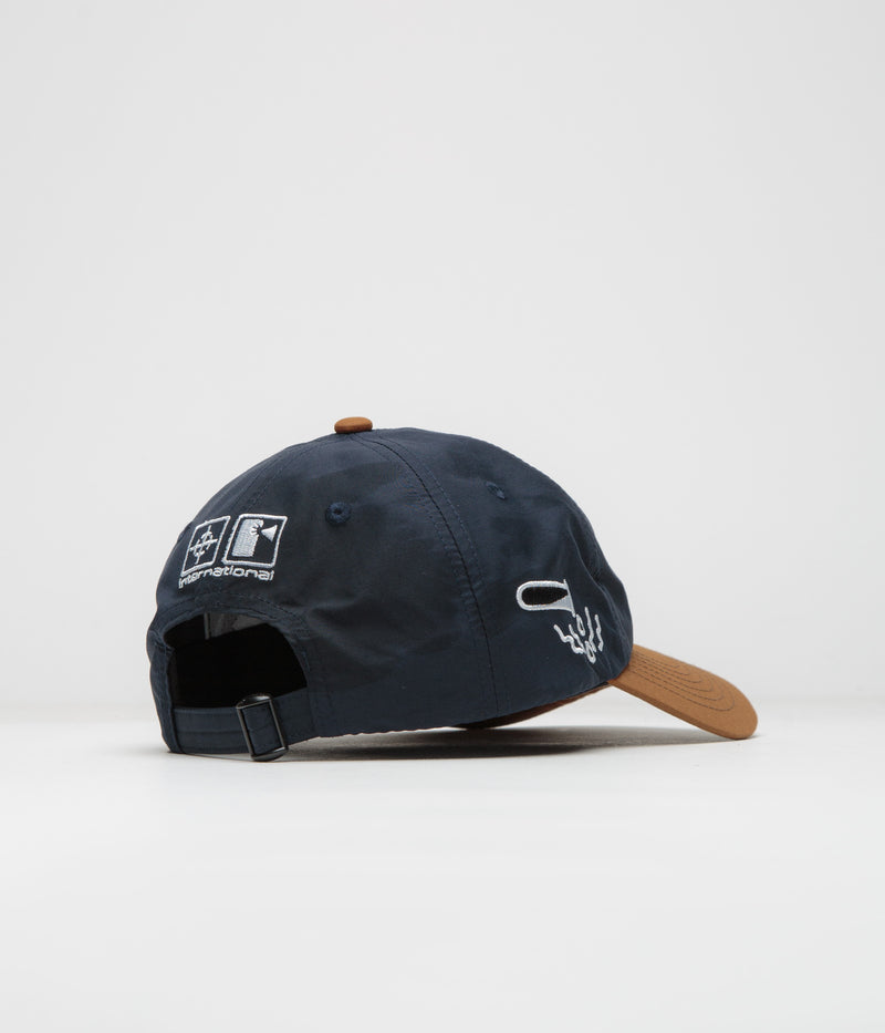 Butter Goods Corrosive Cap in Navy and Bark