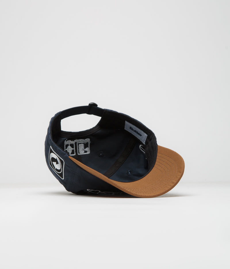 Butter Goods Corrosive Cap in Navy and Bark