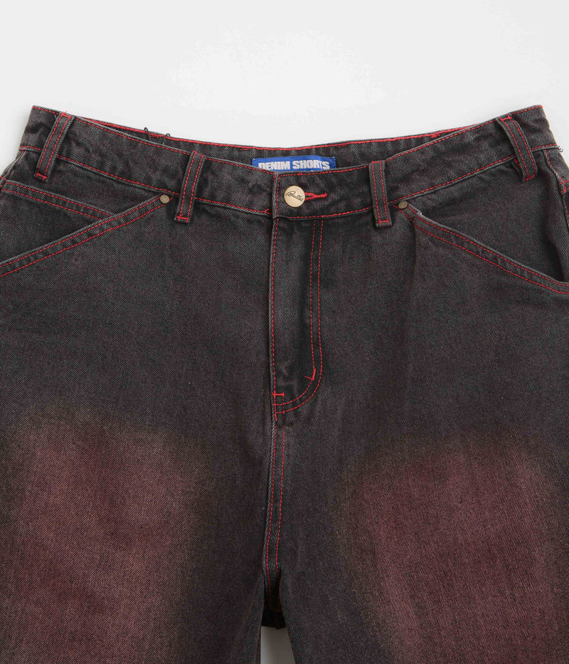 Butter Goods Encounter Denim Shorts in Tinted Washed Black