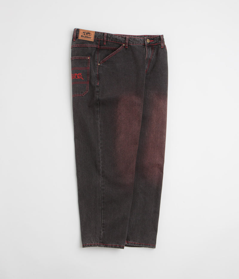 Butter Goods Encounter Jeans in Tinted Washed Black