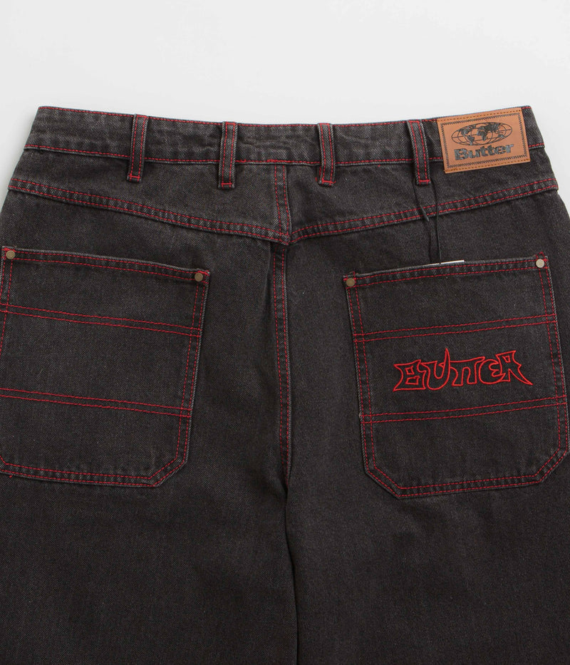 Butter Goods Encounter Jeans in Tinted Washed Black