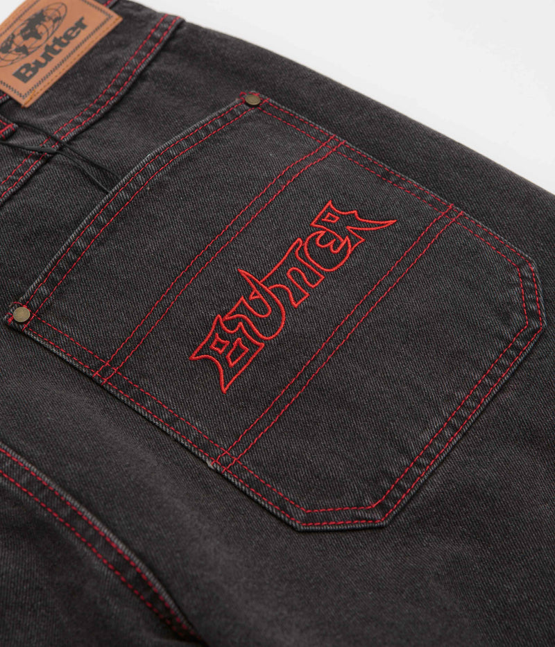 Butter Goods Encounter Jeans in Tinted Washed Black