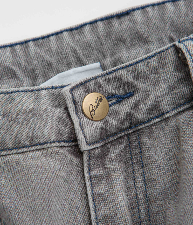 Butter Goods Encounter Jeans in Washed Soft Grey
