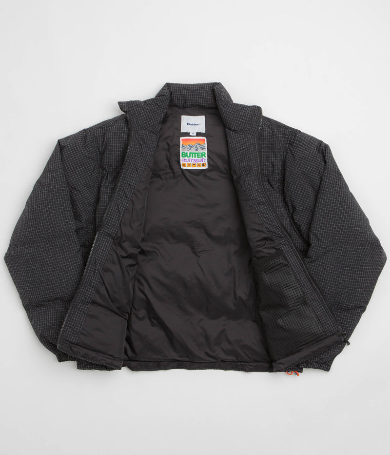 Butter Goods Endure Ripstop Puffer Jacket in Black