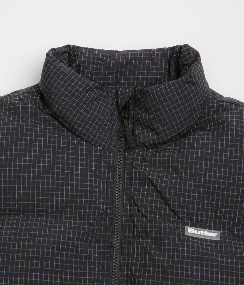 Butter Goods Endure Ripstop Puffer Jacket in Black