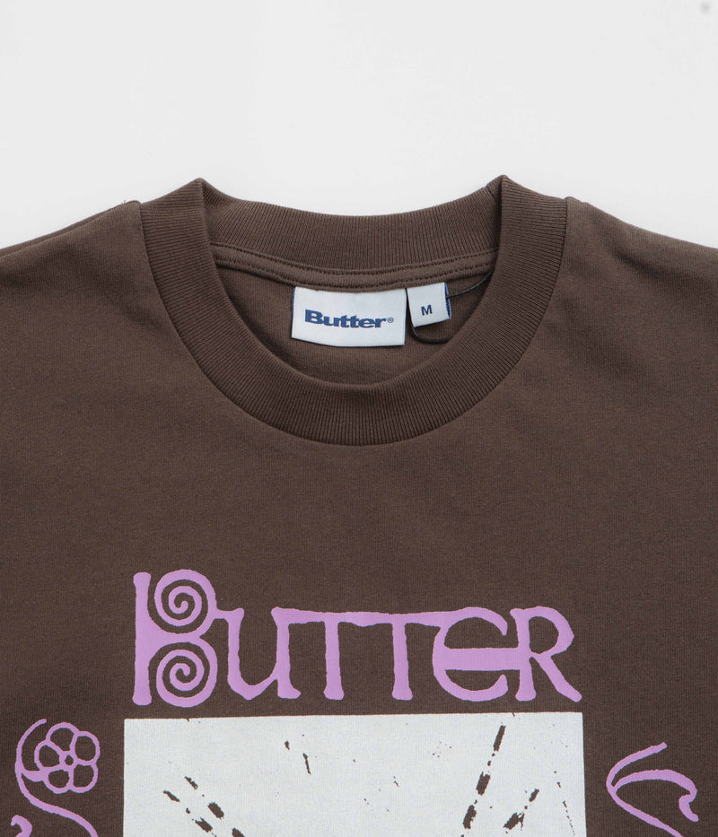 Butter Goods Fierce Joy T-Shirt in Chocolate
