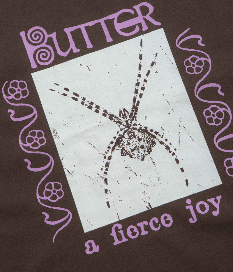 Butter Goods Fierce Joy T-Shirt in Chocolate