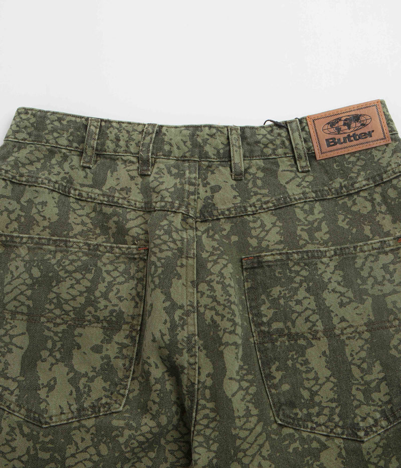 Butter Goods Garage Jeans in Lowland Camo