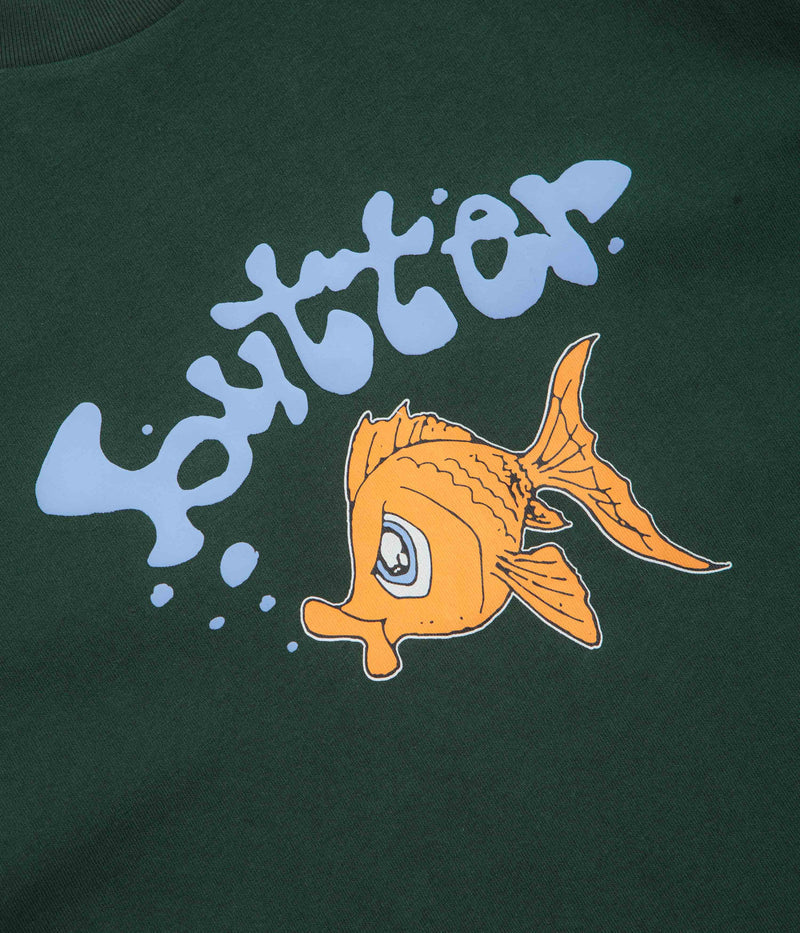 Butter Goods Goldfish T-Shirt in Dark Forest