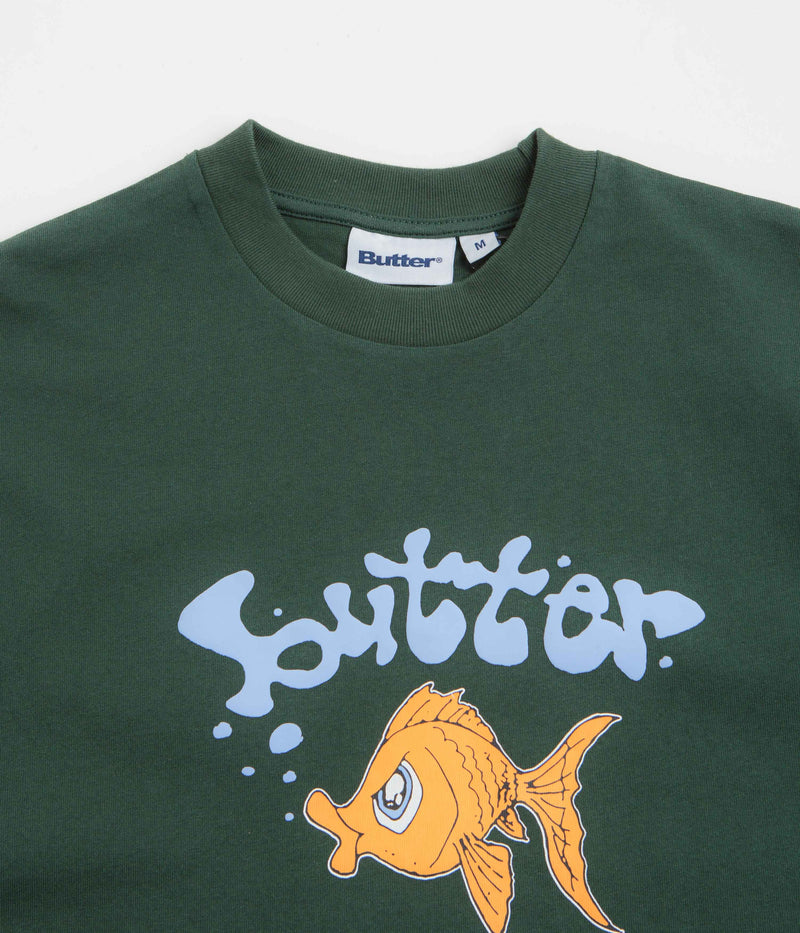 Butter Goods Goldfish T-Shirt in Dark Forest