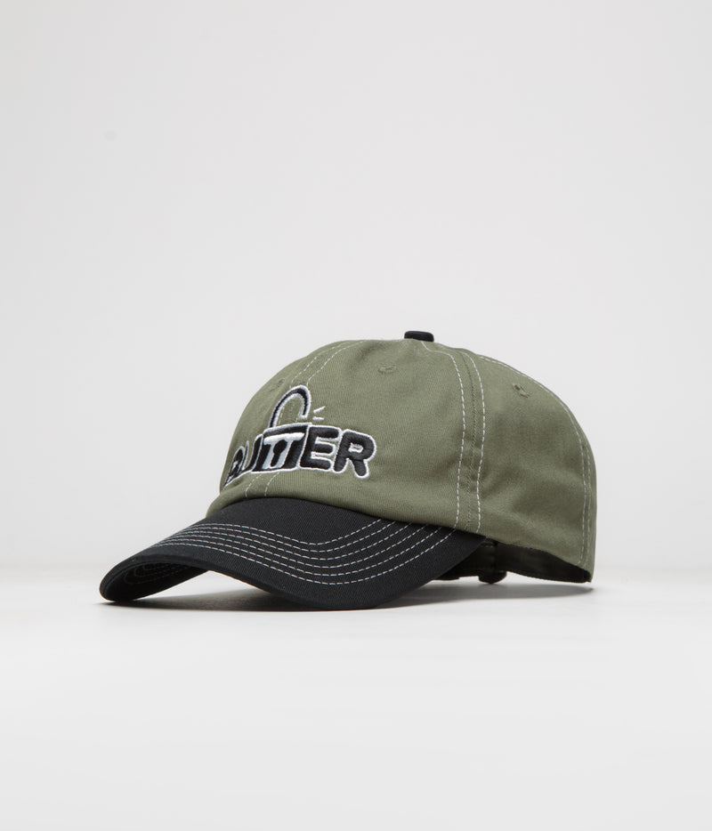 Butter Goods Lock Cap in Army and Black