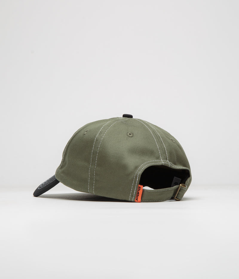 Butter Goods Lock Cap in Army and Black
