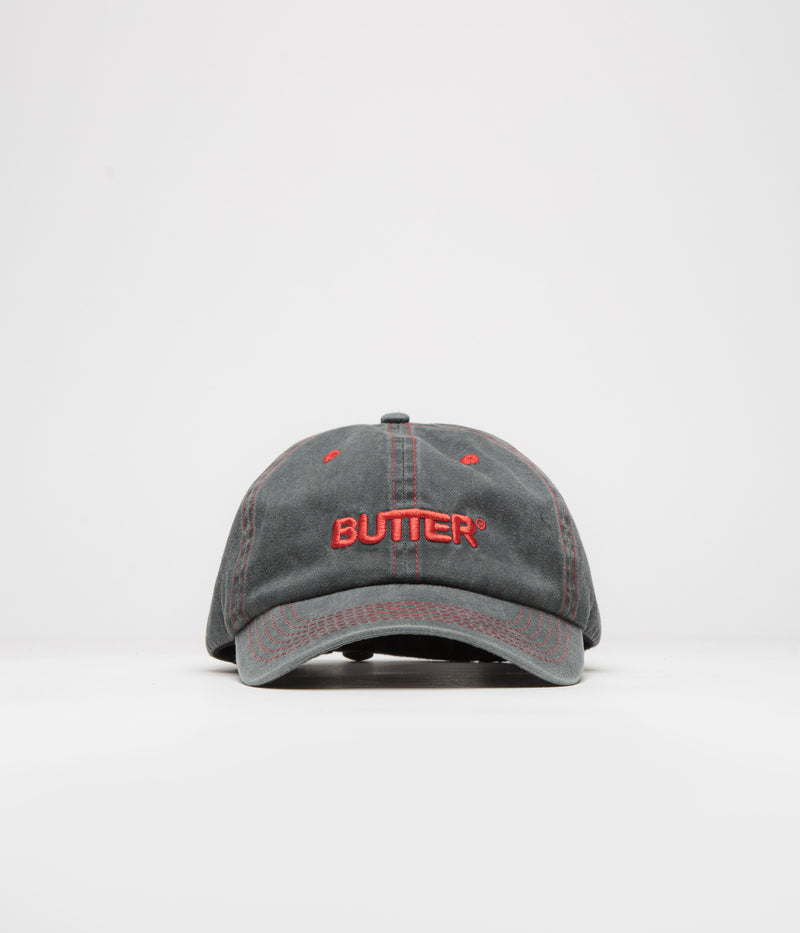 Butter Goods Logo Cap in Charcoal