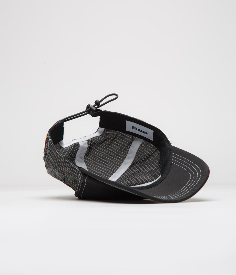 Butter Goods Nylon Ripstop Cap in Black