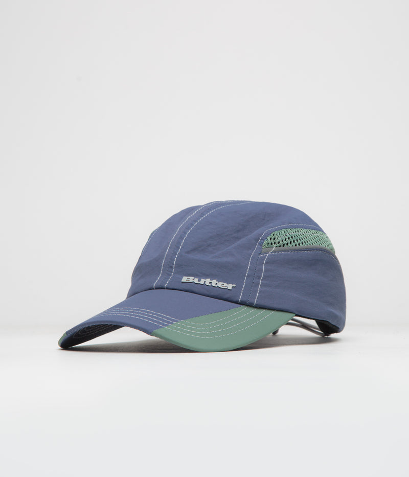 Butter Goods Race 4 Panel Cap in Navy