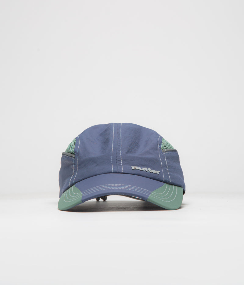 Butter Goods Race 4 Panel Cap in Navy