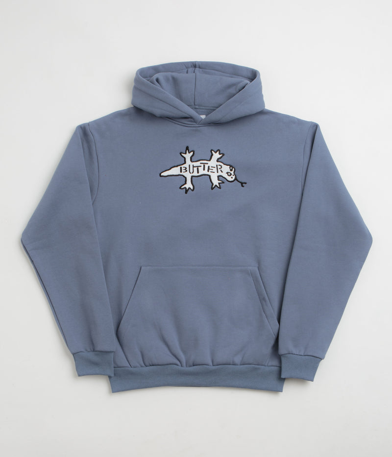 Butter Goods Reptile Hoodie in Denim