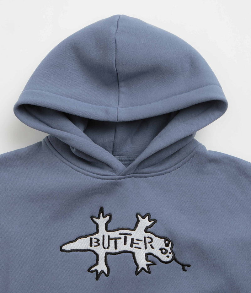Butter Goods Reptile Hoodie in Denim