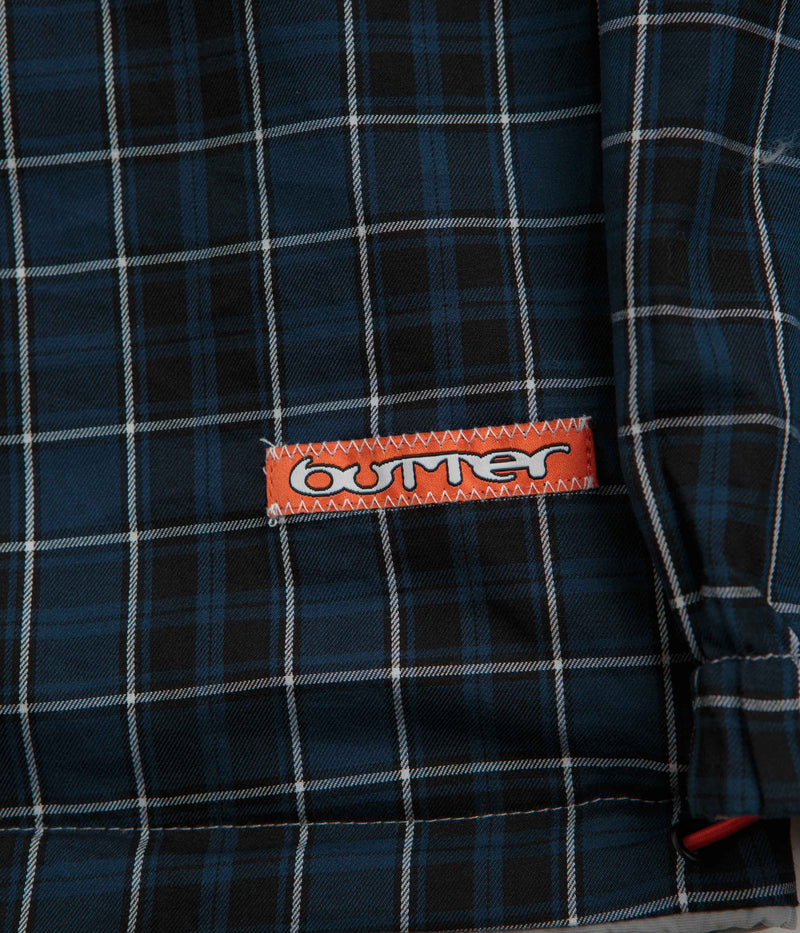 Butter Goods Reversible Dugout Pullover Jacket in Grey and Navy