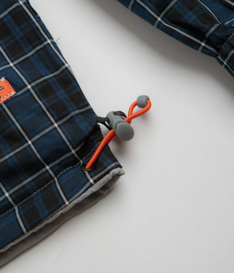 Butter Goods Reversible Dugout Pullover Jacket in Grey and Navy