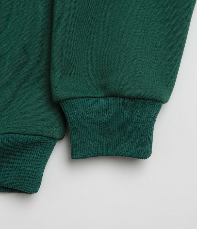 Butter Goods Ripstop Logo Applique Hoodie in Forest