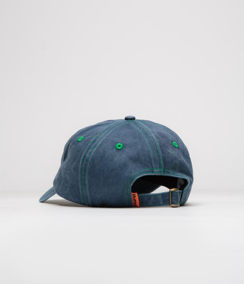 Butter Goods Rounded Logo Cap in Navy