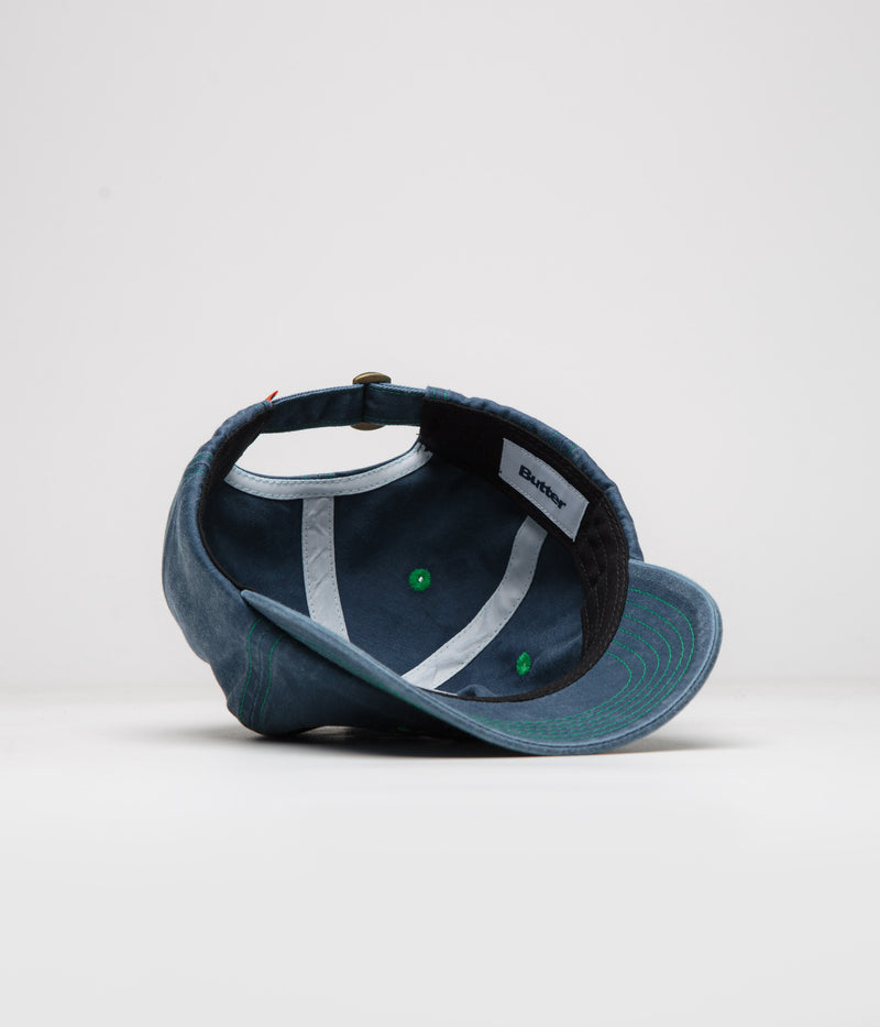 Butter Goods Rounded Logo Cap in Navy