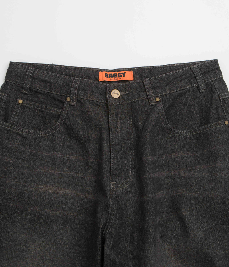 Butter Goods Scorpion Stitch Jeans in Slub Black