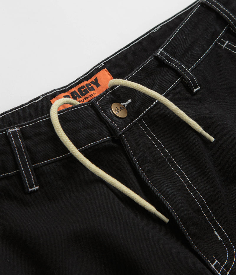 Butter Goods Scribble Jeans in Washed Black