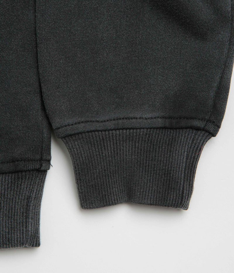 Butter Goods Scrubbed Crewneck Sweatshirt in Black