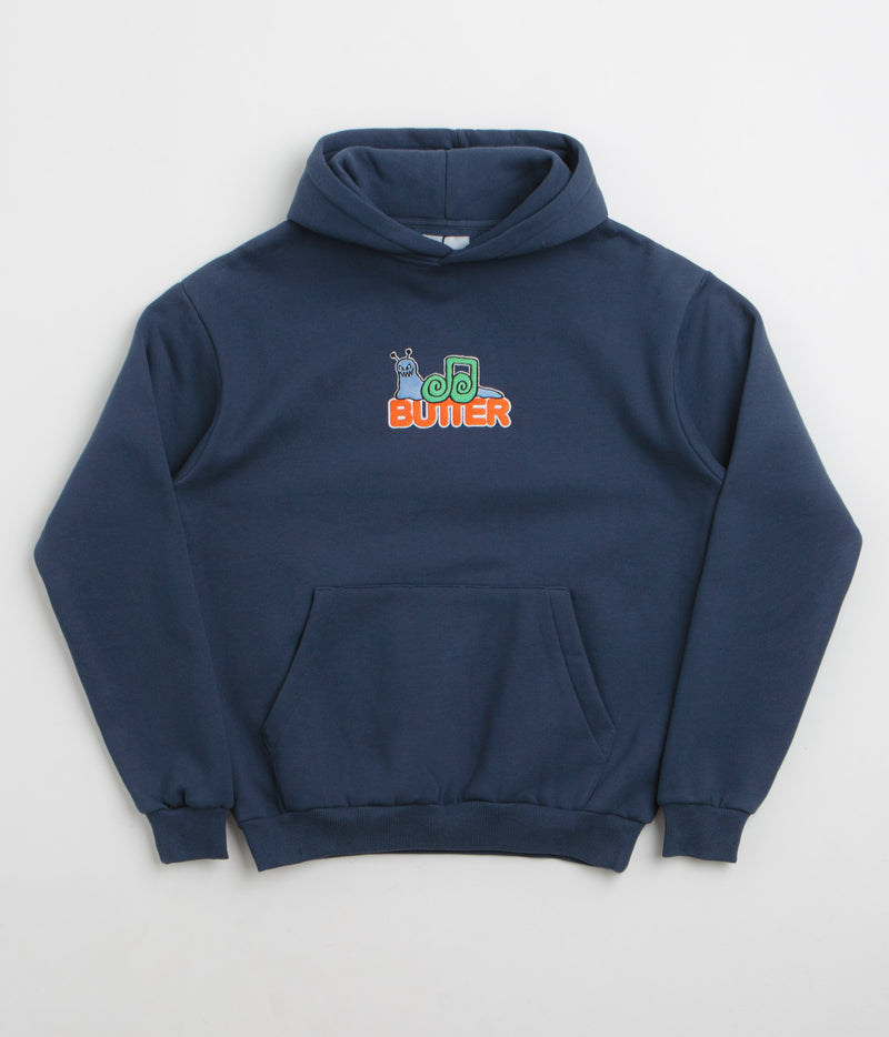 Butter Goods Snail Hoodie in Navy