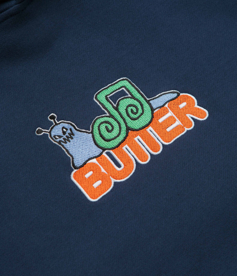 Butter Goods Snail Hoodie in Navy