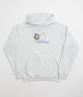 Butter Goods Steppin' Logo Hoodie in Ash