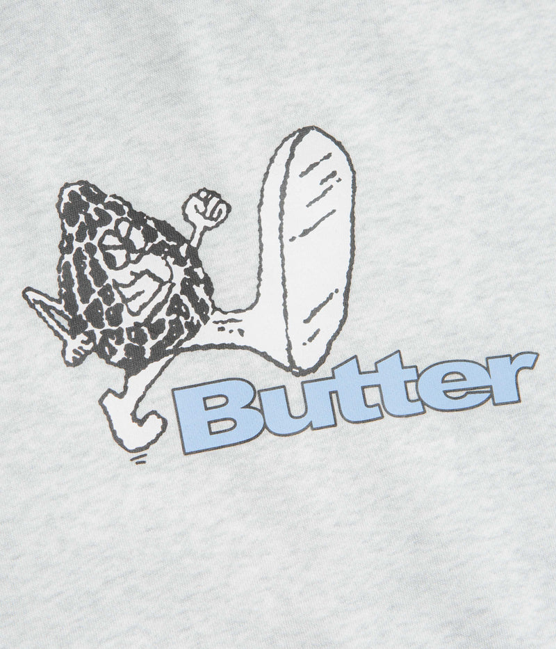 Butter Goods Steppin' Logo Hoodie in Ash