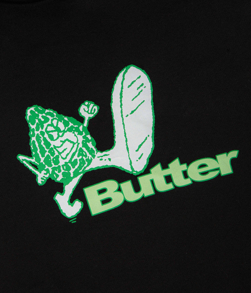 Butter Goods Steppin' Logo Hoodie in Black