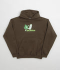 Butter Goods Steppin' Logo Hoodie in Brown