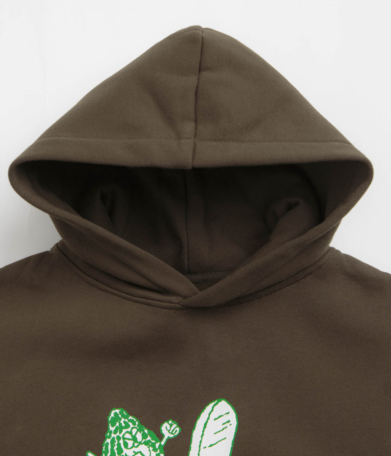 Butter Goods Steppin' Logo Hoodie in Brown