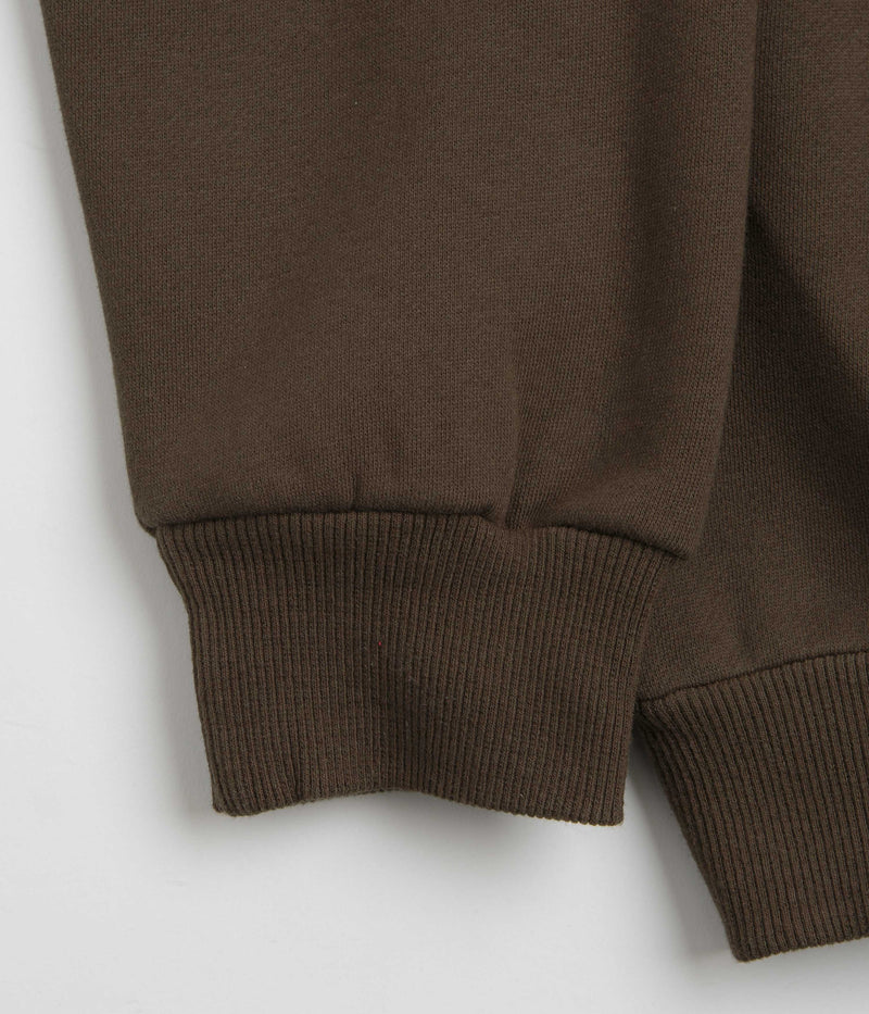 Butter Goods Steppin' Logo Hoodie in Brown