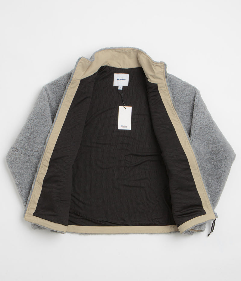 Butter Goods Terrain Highpile Jacket in Grey