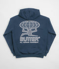 Butter Goods Terrain Hoodie in Navy and White