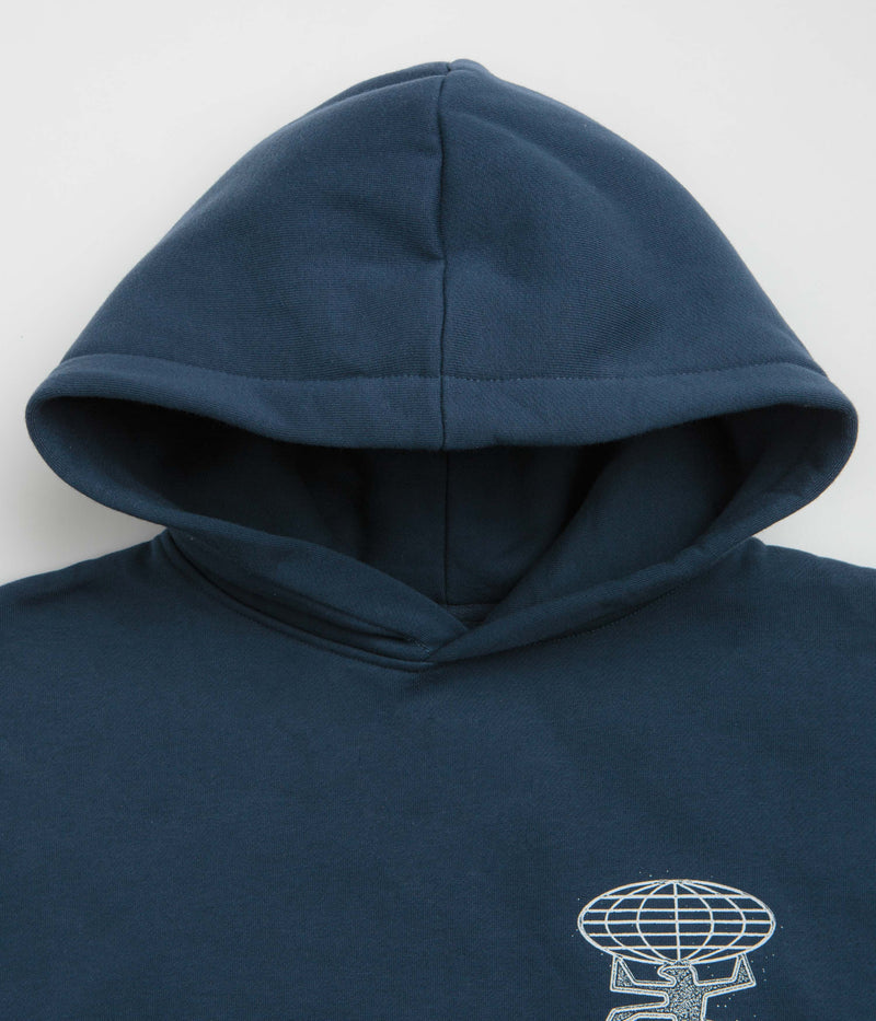 Butter Goods Terrain Hoodie in Navy and White