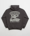 Butter Goods Terrain Hoodie in Washed Black