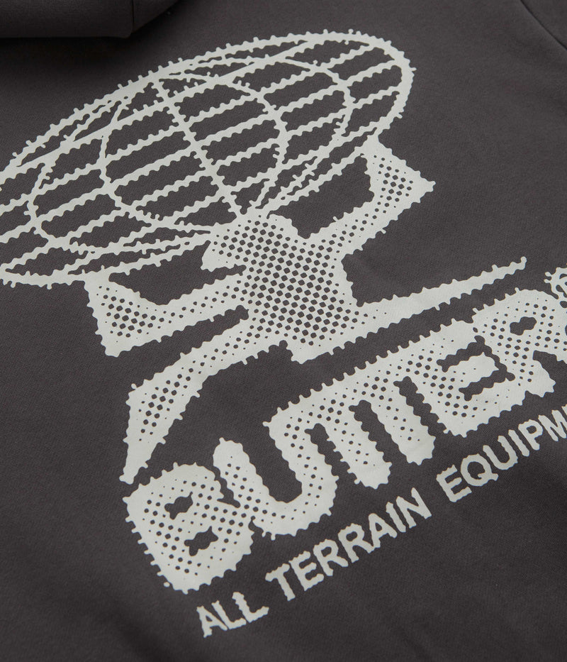 Butter Goods Terrain Hoodie in Washed Black