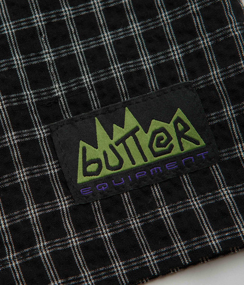 Butter Goods Trail Short Sleeve Shirt in Black
