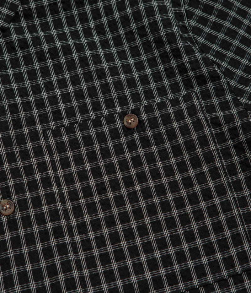Butter Goods Trail Short Sleeve Shirt in Black