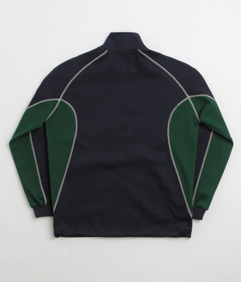 Butter Goods Warped Track Jacket in Navy