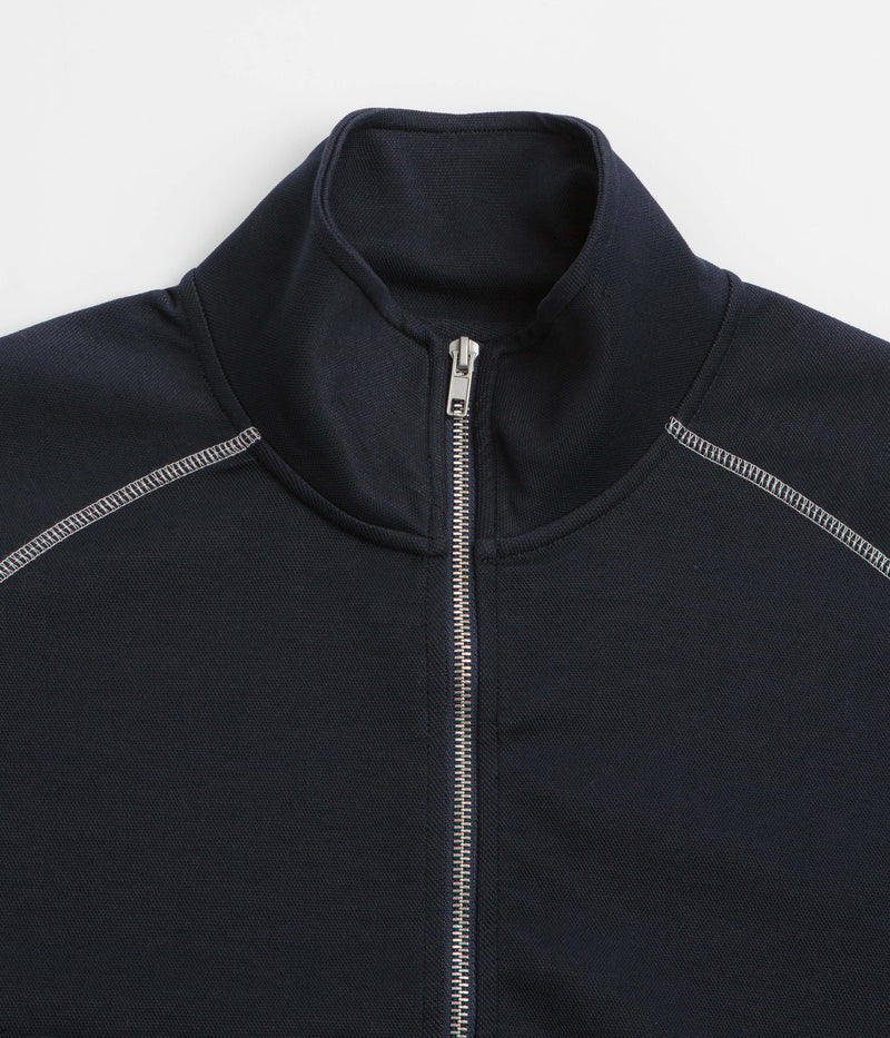 Butter Goods Warped Track Jacket in Navy