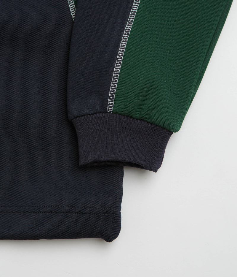 Butter Goods Warped Track Jacket in Navy